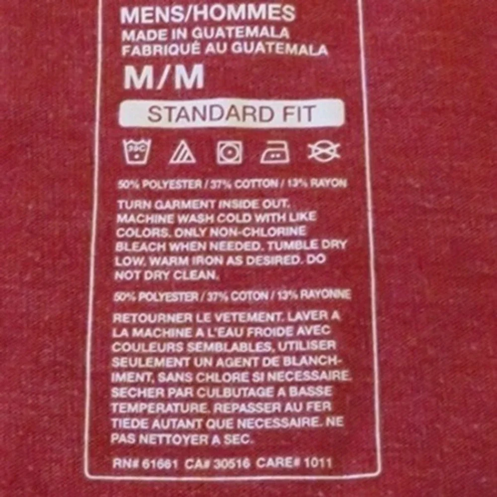 The North Face Men's Medium Zip Hoodie Red Heather Never Stop Exploring USA Flag